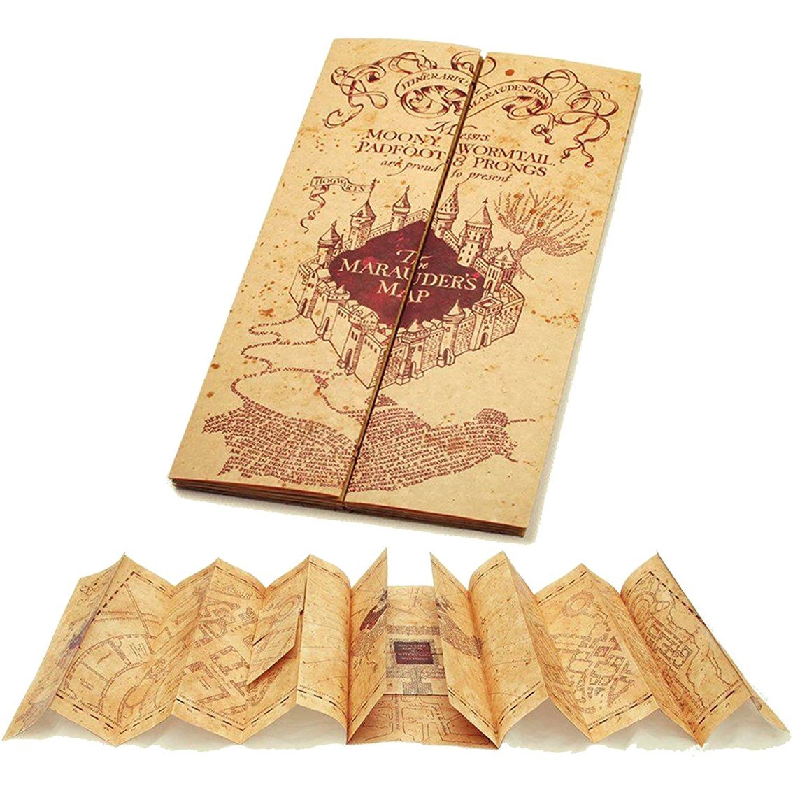 REPLICA THE NOBLE COLLECTION HARRY POTTER MAPA DEL MERODEADOR