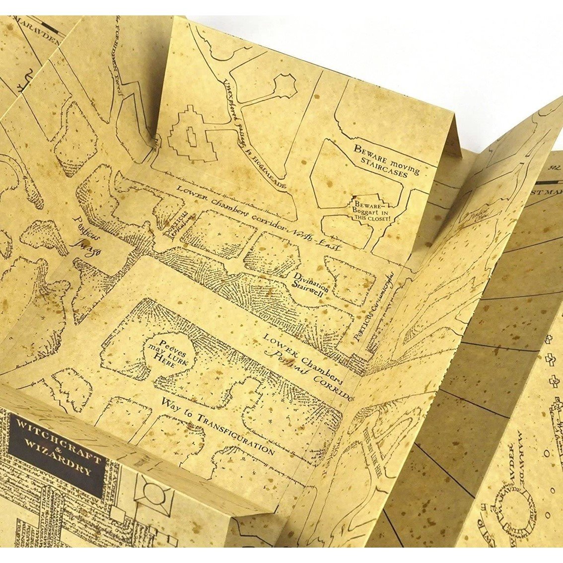REPLICA THE NOBLE COLLECTION HARRY POTTER MAPA DEL MERODEADOR