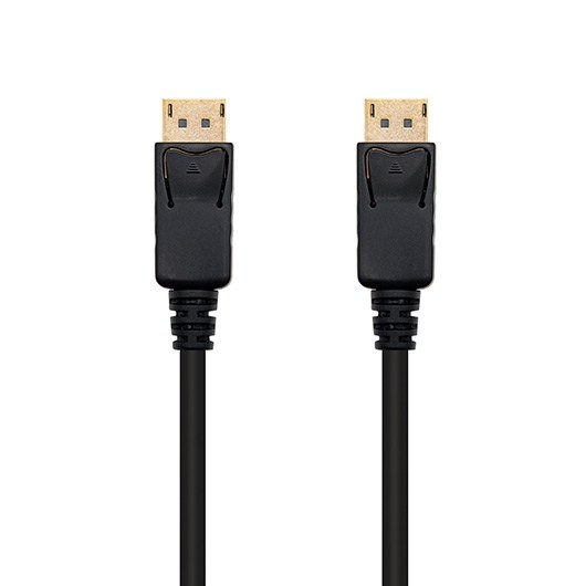 CABLE DISPLAYPORT M-M 3M NANOCABLE NEGRO RETAIL DP/M-DP-M/ 3M/ CONECTORES ORO/ 5.4 GBITS