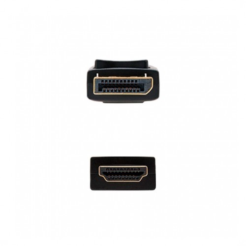 CABLE DISPLAYPORT-M A HDMI-M 3M NANOCABLE NEGRO 4KX2K/ 3M/ CONECTORES ORO