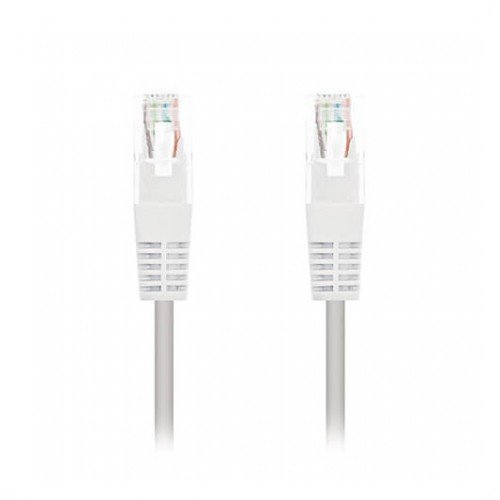CABLE RED NANOCABLE LATIGUILLO RJ45 UTP CAT6 1M BLANCO