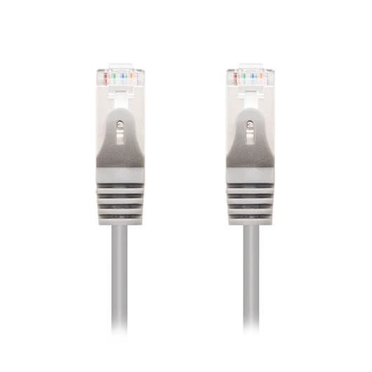 LATIGUILLO CABLE RED FTP CAT6 RJ45 NANOCABLE 20M GRIS