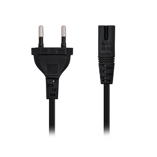 CABLE ALIMENTACION TIPO PHILIP FORMA 8 NANOCABLE 1.5M NEGRO CEE7/ 16/ M-C7/ H