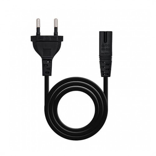 CABLE ALIMENTACION TIPO PHILIP FORMA 8 NANOCABLE 1.5M NEGRO CEE7/ 16/ M-C7/ H