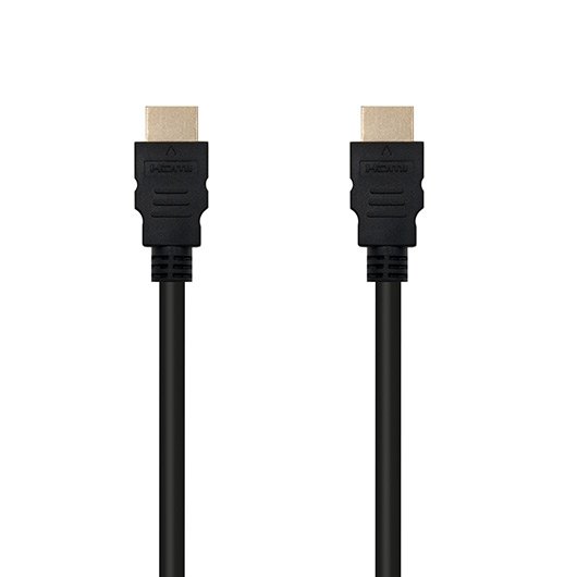 CABLE HDMI(A) A HDMI(A) 4K 2M NANOCABLE NEGRO MACHO-MACHO/ 60HZ/ 18GBPS/ V2.0