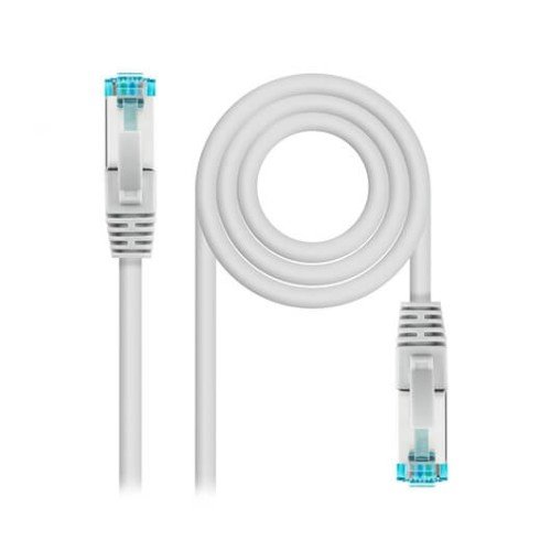 LATIGUILLO CABLE RED NANOCABLE RJ45 LSZH CAT.7 3M GRIS 600MHz/ 3M/ AWG26