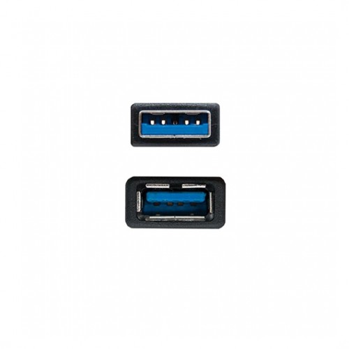 CABLE USB(A) 3.0 A USB(A) 3.0 NANOCABLE 2M NEGRO MACHO-HEMBRA