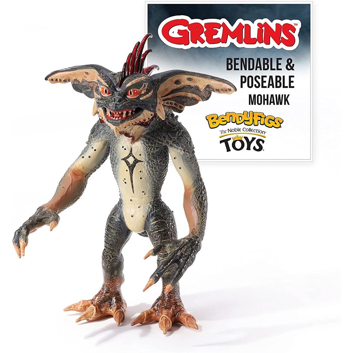 FIGURA THE NOBLE COLLECTION BENDYFIGS GREMLINS MOHAWK