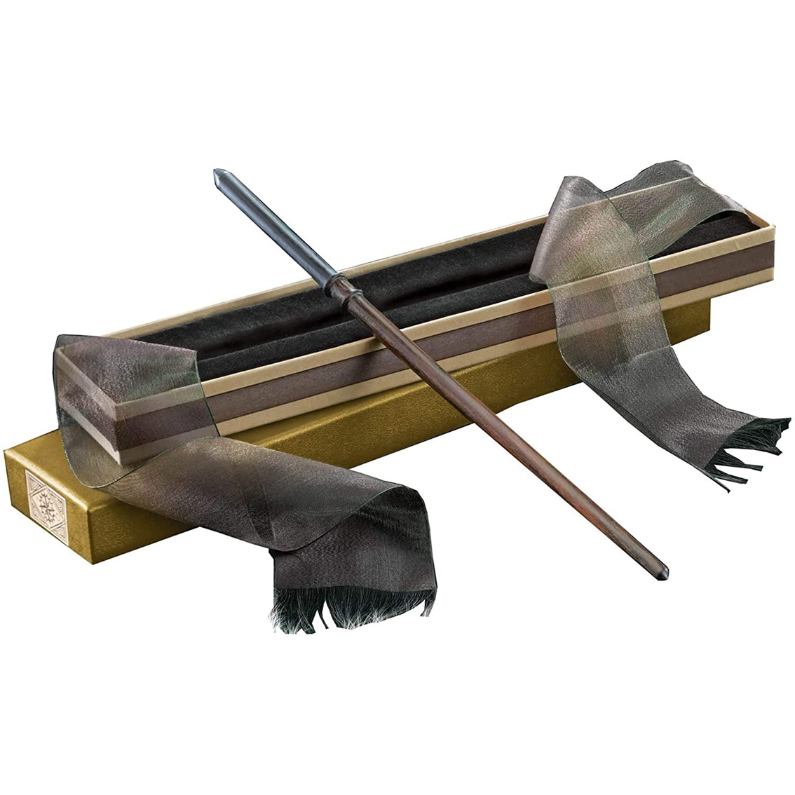 REPLICA THE NOBLE COLLECTION HARRY POTTER VARITA DE DRACO MALFOY CAJA OLIVANDER