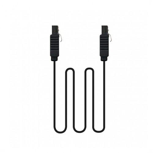 CABLE DATOS SATA III NANOCABLE 0.5M NEGRO ANCLAJES/ 10.18.1001-BK