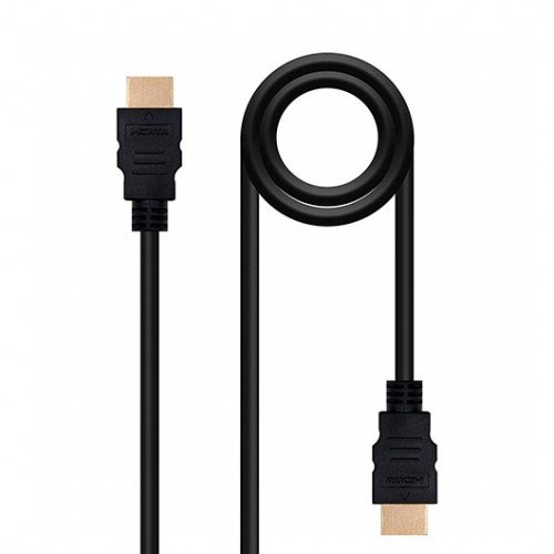 CABLE HDMI MACHO A MACHO NANOCABLE 3M NEGRO RETAIL ALTA VELOCIDAD / HEC, A/ M-A/ M/ 3.0M/ 4K