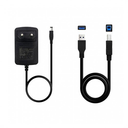 DOCKING STATION TOOQ HD 2.5/3.5" SATA A USB 3.0 DOBLE BAHIA/ USB 2.0 HOST/ 4200RPM-7200RPM