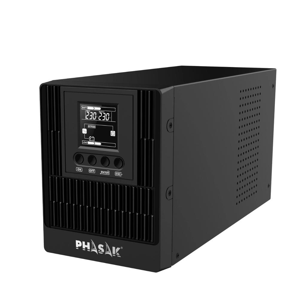 SAI UPS PHASAK 1000VA SMART PRO ONLINE 3XSCHUKO PH 9210 1KVA