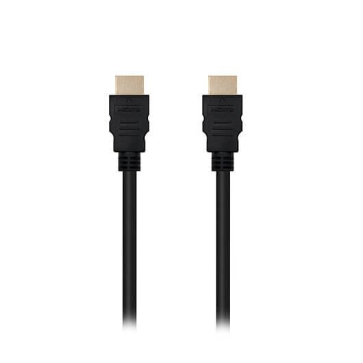 CABLE HDMI 2.0 PREMIUM TIPO A A HDMI TIPO A NANOCABLE 3M/ MACHO-MACHO/ ALTA VELOCIDAD/ 4K/ 18GBPS/ NEGRO