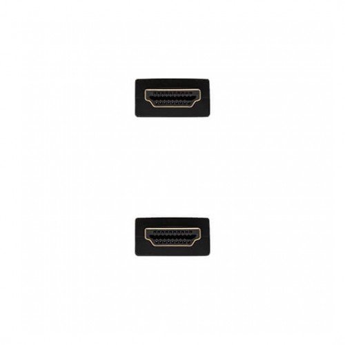CABLE HDMI 2.0 PREMIUM TIPO A A HDMI TIPO A NANOCABLE 3M/ MACHO-MACHO/ ALTA VELOCIDAD/ 4K/ 18GBPS/ NEGRO