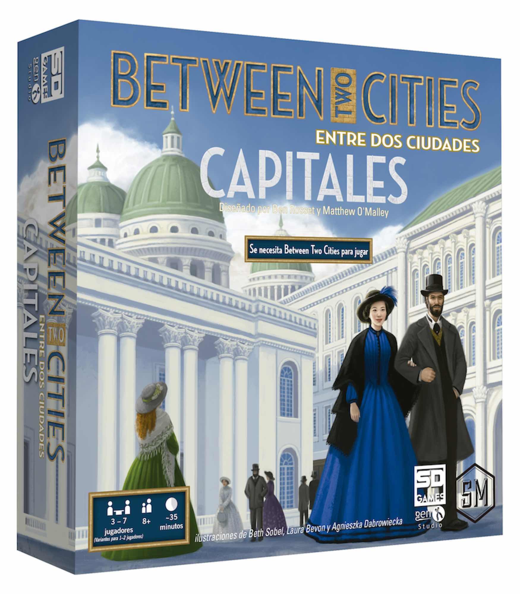 JUEGO DE MESA BETWEEN TWO CITIES ENTRE DOS CIUDADES CAPITALES PEGI 8