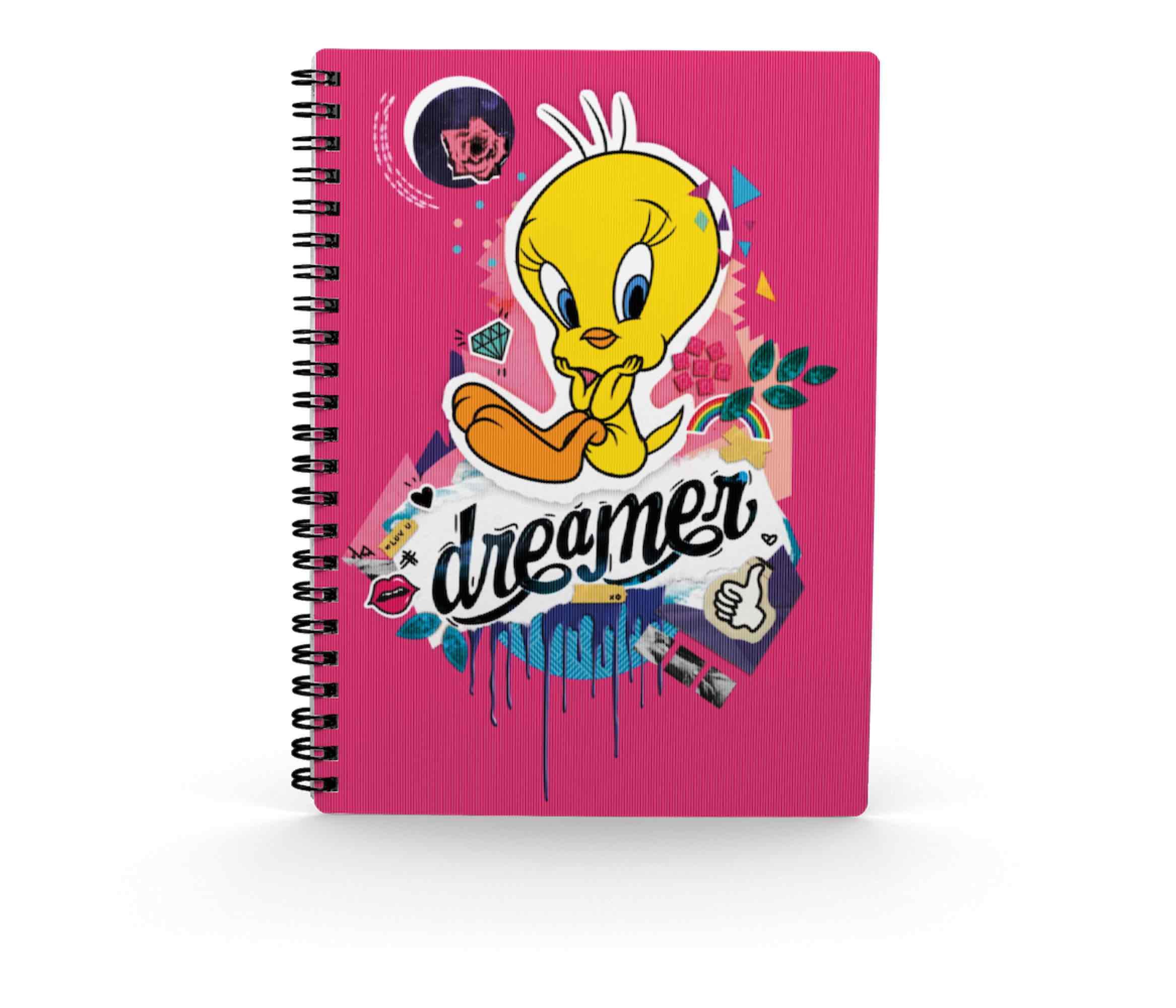 LIBRETA EFECTO 3D SD TOYS LOONEY TUNES PIOLIN DREAMER