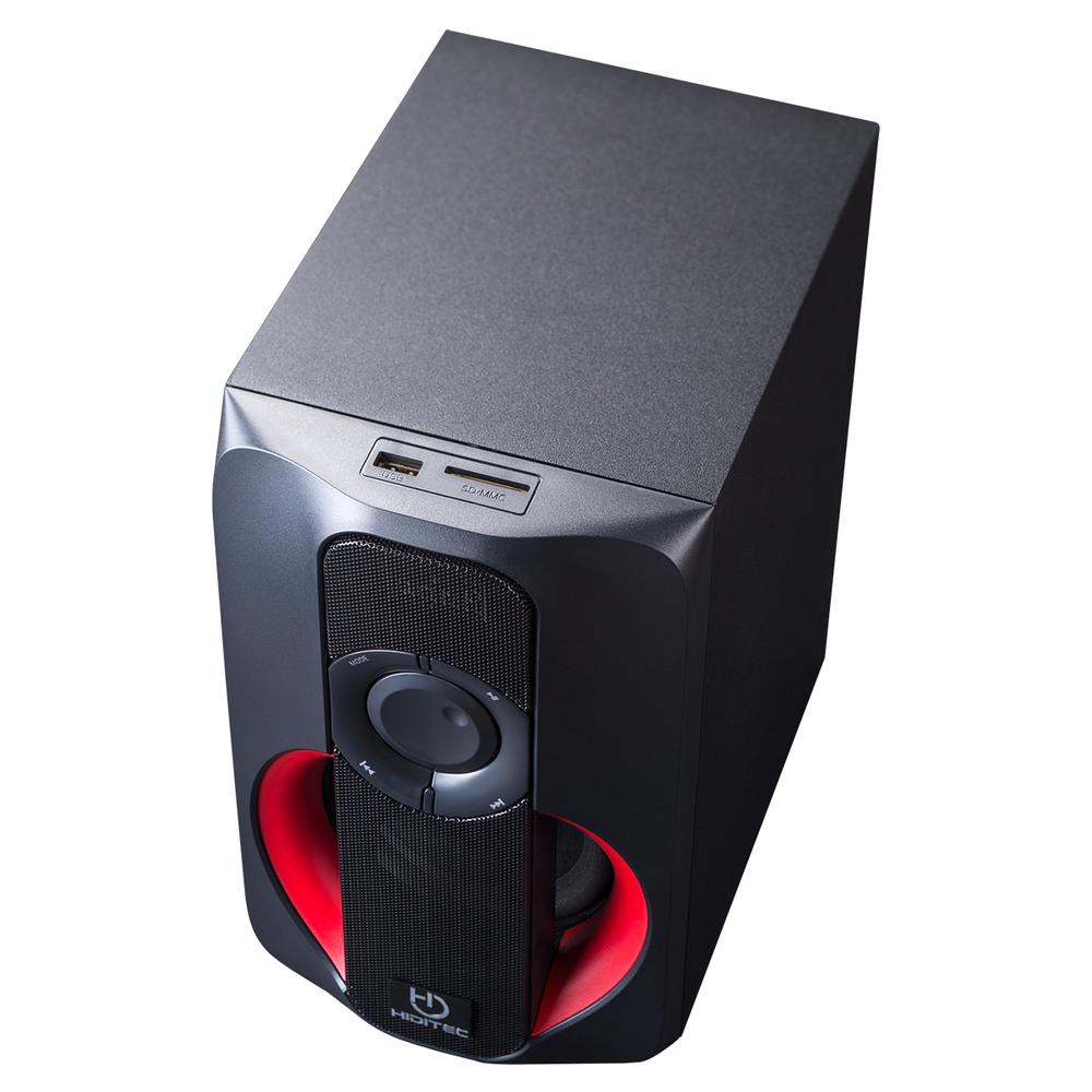 ALTAVOCES HIDITEC 2.1 MULTIMEDIA H400 80W BLUETOOTH USB SD RADIO