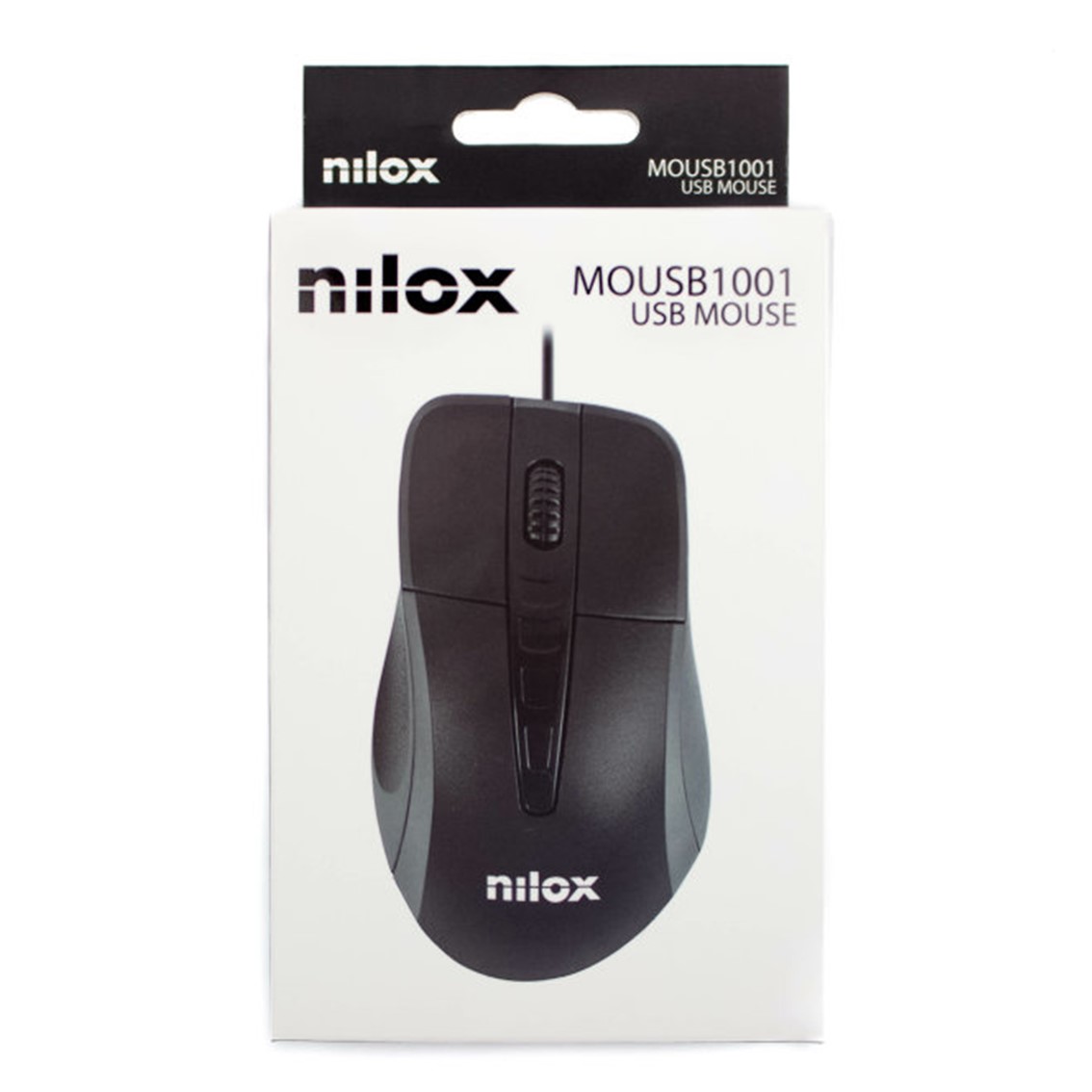 MOUSE RATON NILOX MOUSB1001 USB 1000 DPI