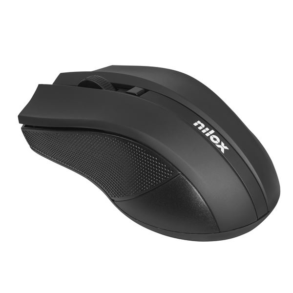 MOUSE RATON NILOX MOWI1001 WIRELESS INALAMBRICO 1600 DPI NEGRO