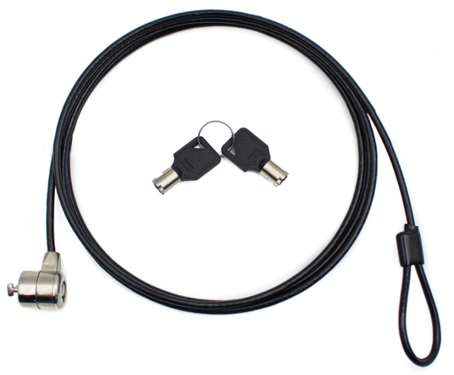 CABLE SEGURIDAD PARA PORTATIL NILOX CON LLAVE 1.8M