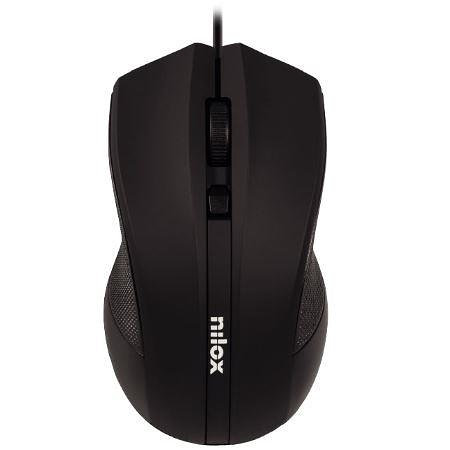 MOUSE RATON NILOX MOUSB1002 USB 1600 DPI
