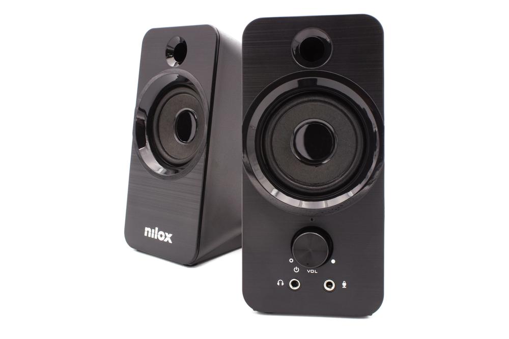 ALTAVOCES PC NILOX 2.0 6W NEGRO