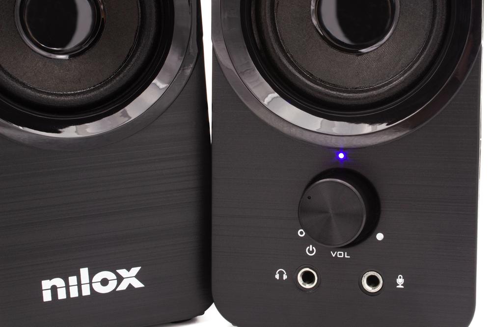 ALTAVOCES PC NILOX 2.0 6W NEGRO