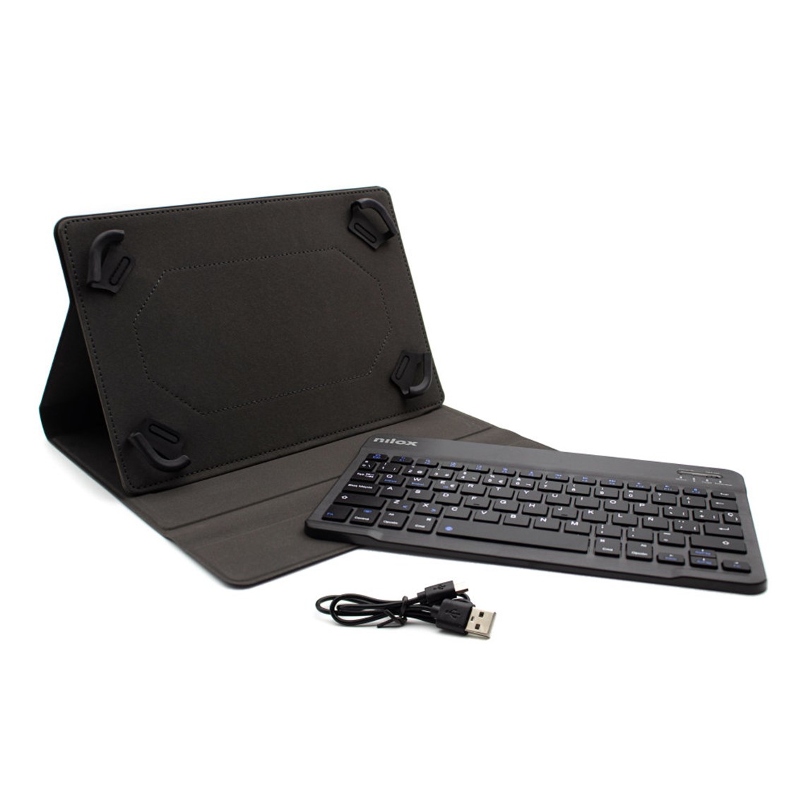 FUNDA CON TECLADO NILOX PARA TABLET 10.5" BLUETOOTH NEGRO