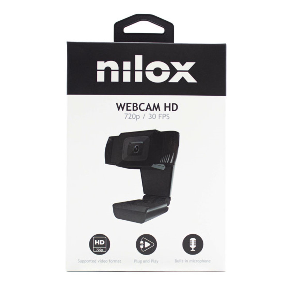 WEBCAM NXWC02 NILOX HD 720P CON MICROFONO ENFOQUE FIJO