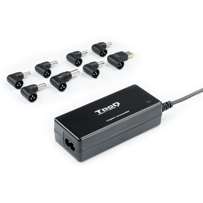 CARGADOR PORTATIL UNIVERSAL TOOQ TQLC-65BS02AT 65W 1 X USB 8C NEGRO