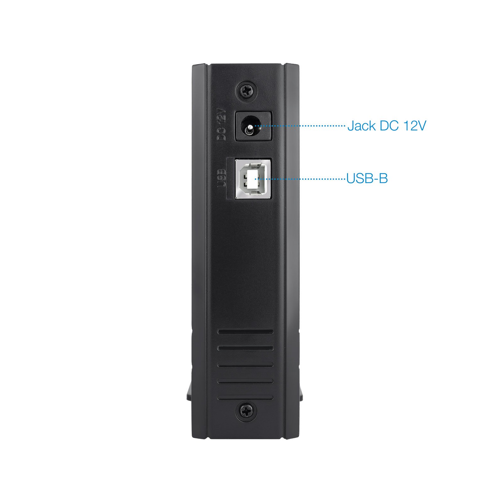 CAJA EXTERNA TOOQ TQE-3520B PARA HDD 3.5" SATA / IDE USB 2.0 NEGRO