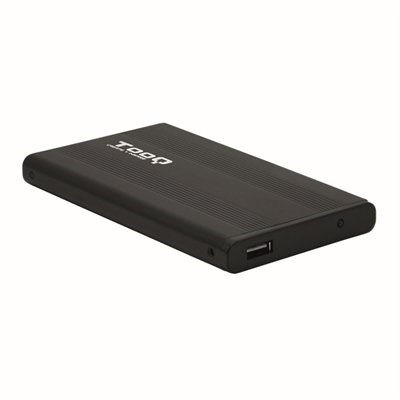 CAJA EXTERNA TOOQ TQE-2510B HDD/SSD 2.5" 9.5MM SATA USB 2.0 NEGRA