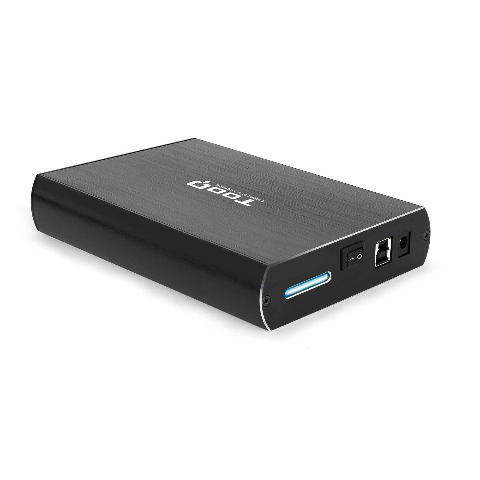 CAJA EXTERNA TOOQ TQE-3531B 3.5" SATA USB 3.0 NEGRO