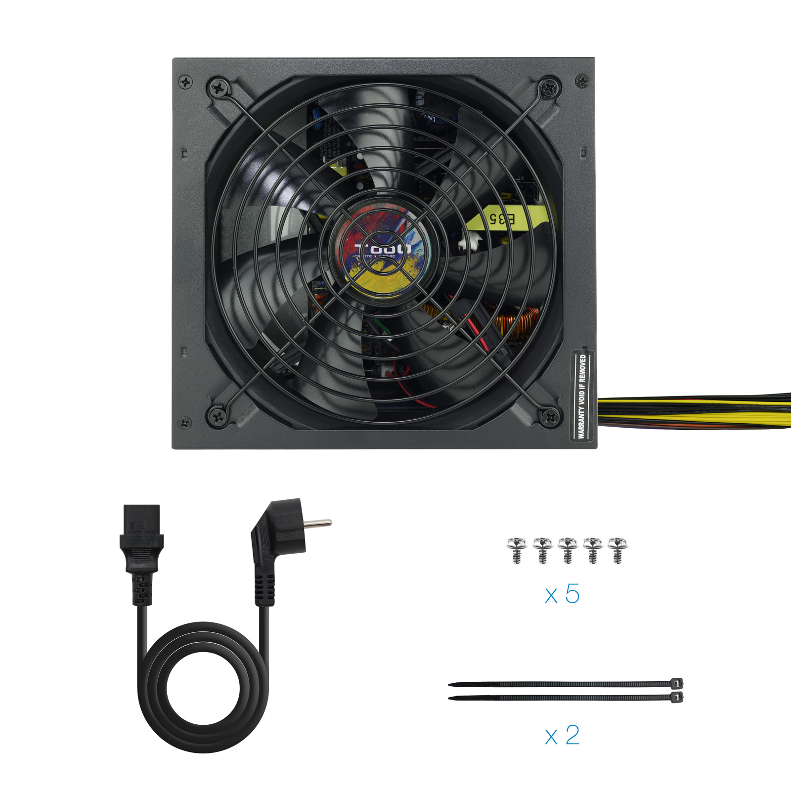 FUENTE DE ALIMENTACION TOOQ TQAPOLO-600SP ATX 600W