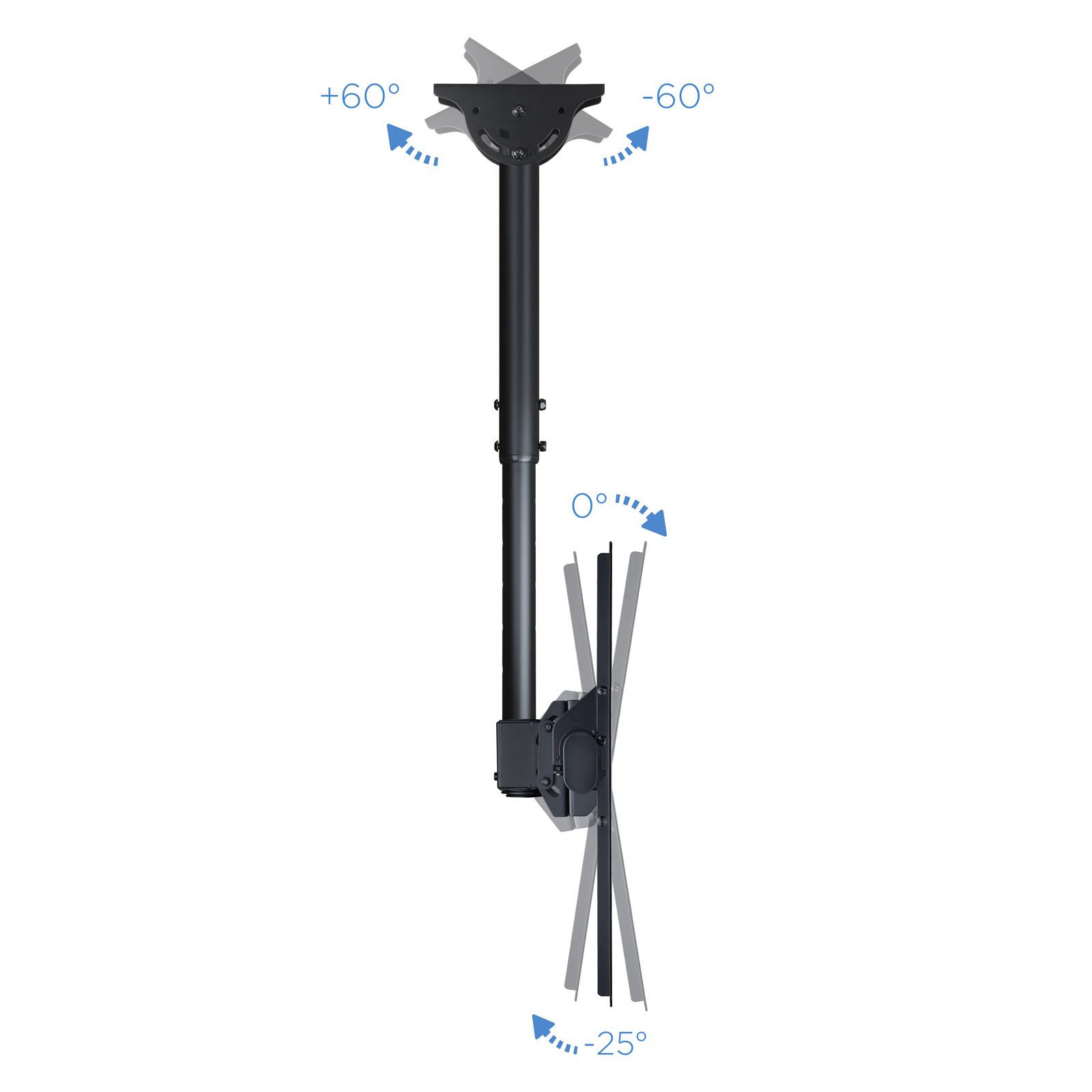 SOPORTE TECHO TOOQ LPCE1170TSLI-B 37"-70" CARGA MAXIMA 50KG