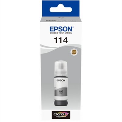 BOTELLA TINTA EPSON ECOTANK 114 GRIS 70ML