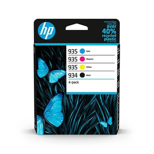 MULTIPACK CARTUCHOS TINTA HP OFFICEJET PRO 6200/ 934 NEGRO/ 935 CIAN MAGENTA AMARILLO