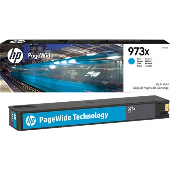 CARTUCHO TINTA HP ORIGINAL CARTRIDGE Nº 973X CIAN PAGEWIDE F6T81AE