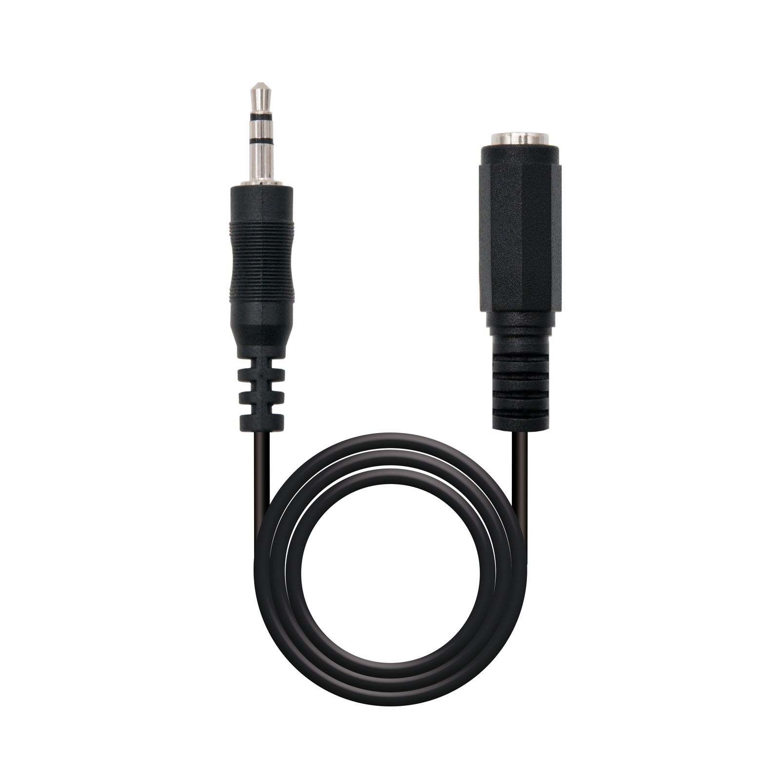 CABLE DE AUDIO JACK 3.5MM NANOCABLE 1.5M/ MACHO-HEMBRA
