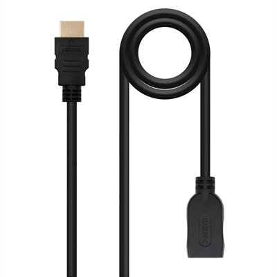 CABLE HDMI 2.0 NANOCABLE 1M/ MACHO-HEMBRA