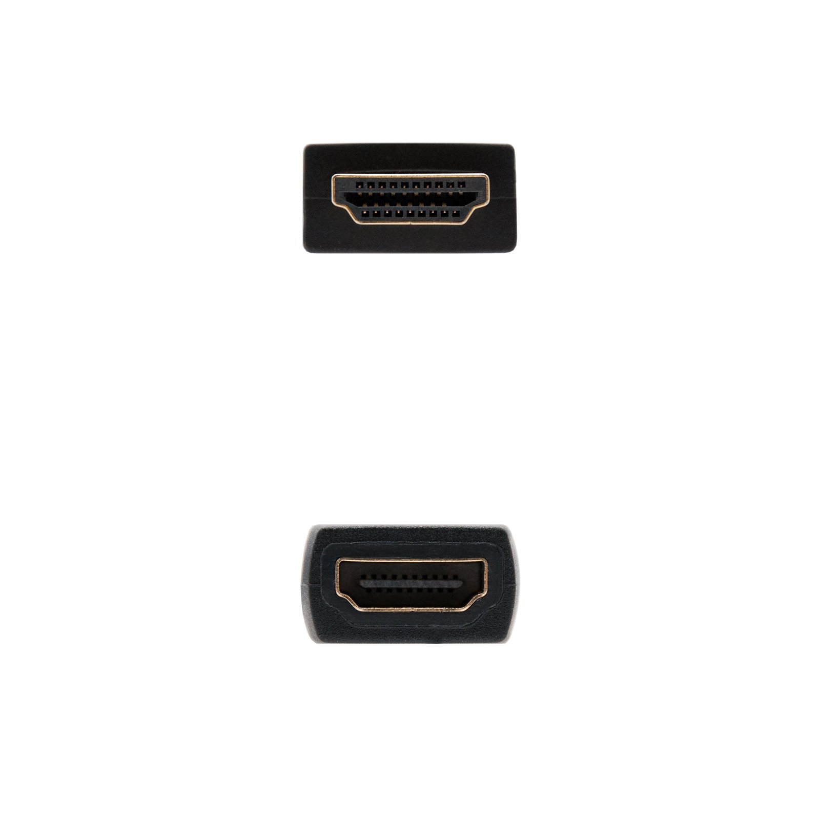CABLE HDMI 2.0 NANOCABLE 1M/ MACHO-HEMBRA