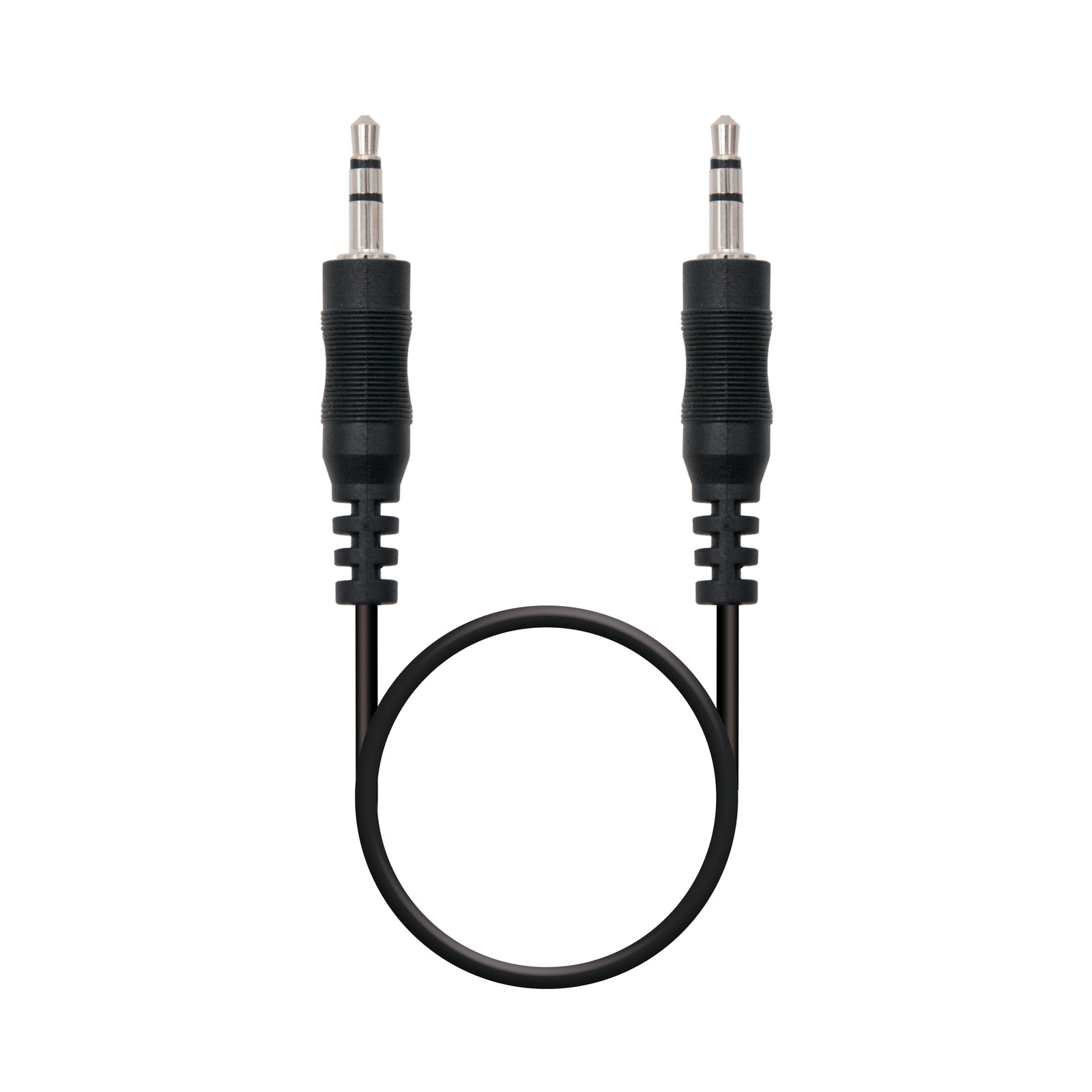 CABLE AUDIO ESTEREO JACK 3.5MM NANOCABLE 1.5M NEGRO/ MACHO-MACHO