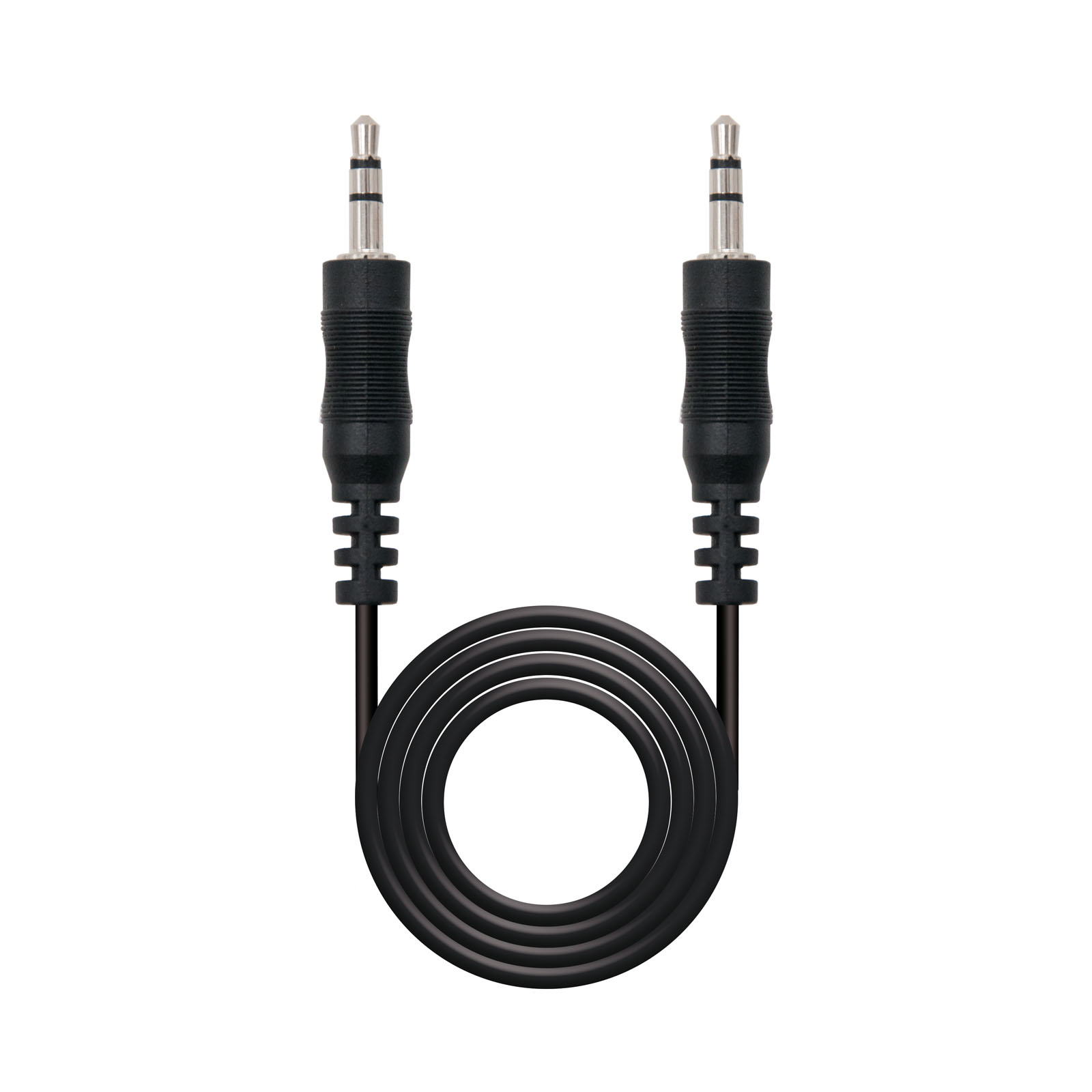 CABLE AUDIO ESTEREO JACK 3.5MM NANOCABLE 5M/ MACHO-MACHO/ NEGRO