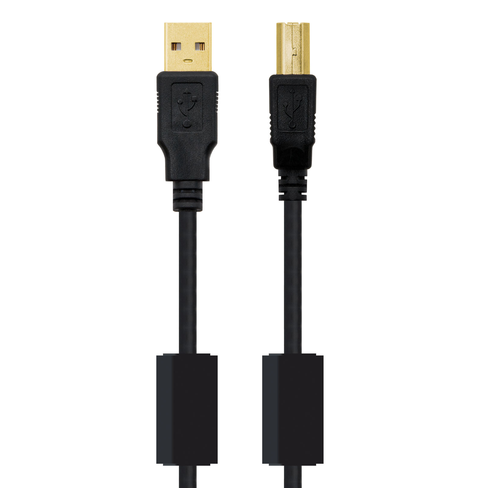 CABLE USB 2.0 TIPO A USB TIPO B NANOCABLE 3M NEGRO MACHO-MACHO IMPRESORA