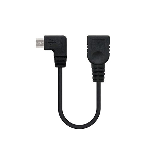 CABLE OTG NANOCABLE USB 2.0 A MICRO USB 15CM/ MACHO-HEMBRA