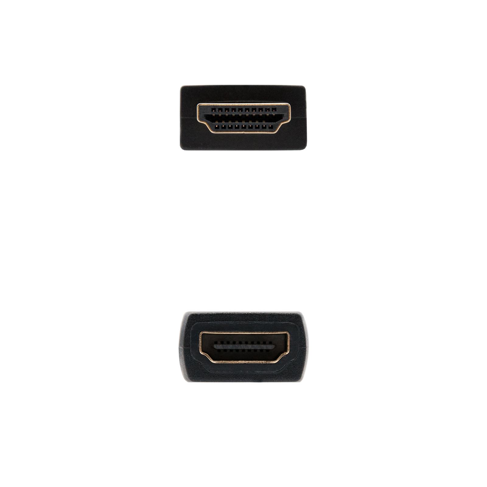 CABLE HDMI 2.0 NANOCABLE 3M/ MACHO-HEMBRA/ NEGRO