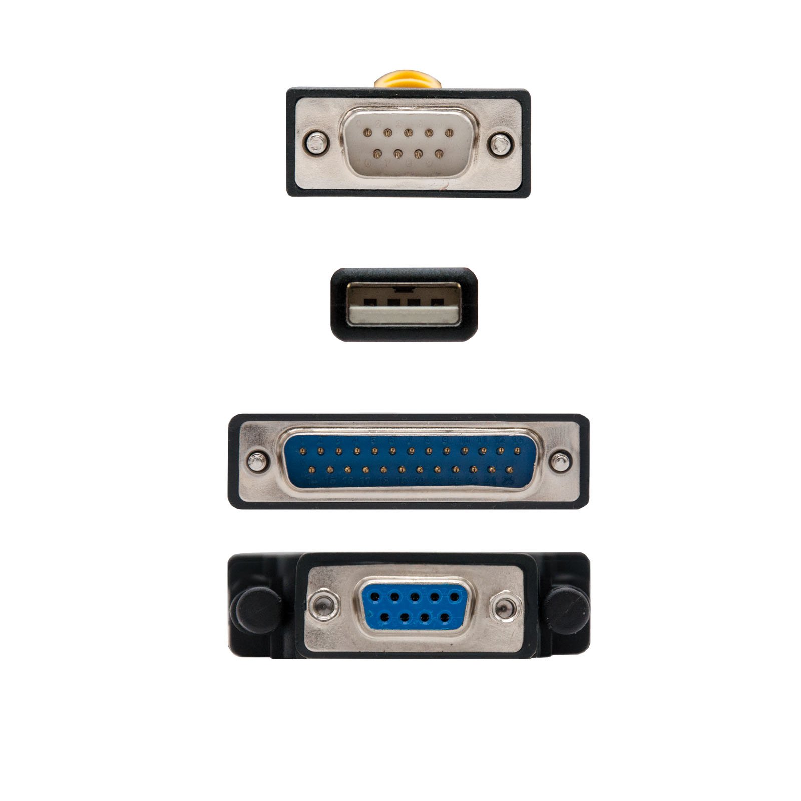 CABLE CONVERSOR NANOCABLE USB-A A RS232 1.8M/ MACHO-MACHO/ INCLUYE ADAPTADOR DB9(H) A DB25(M)