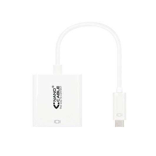 CONVERSOR USB TIPO C A HDMI NANOCABLE 4K 15CM/ MACHO-HEMBRA