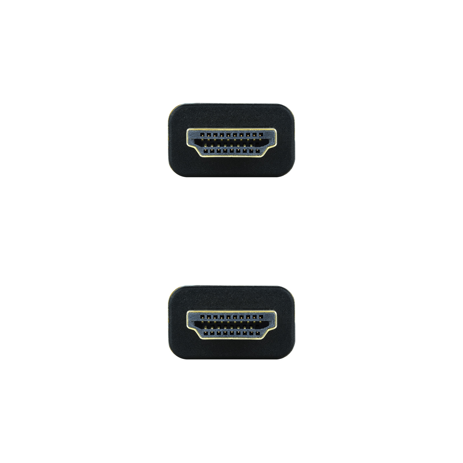 CABLE HDMI 2.0 NANOCABLE 4K 25M/ MACHO-MACHO/ NEGRO